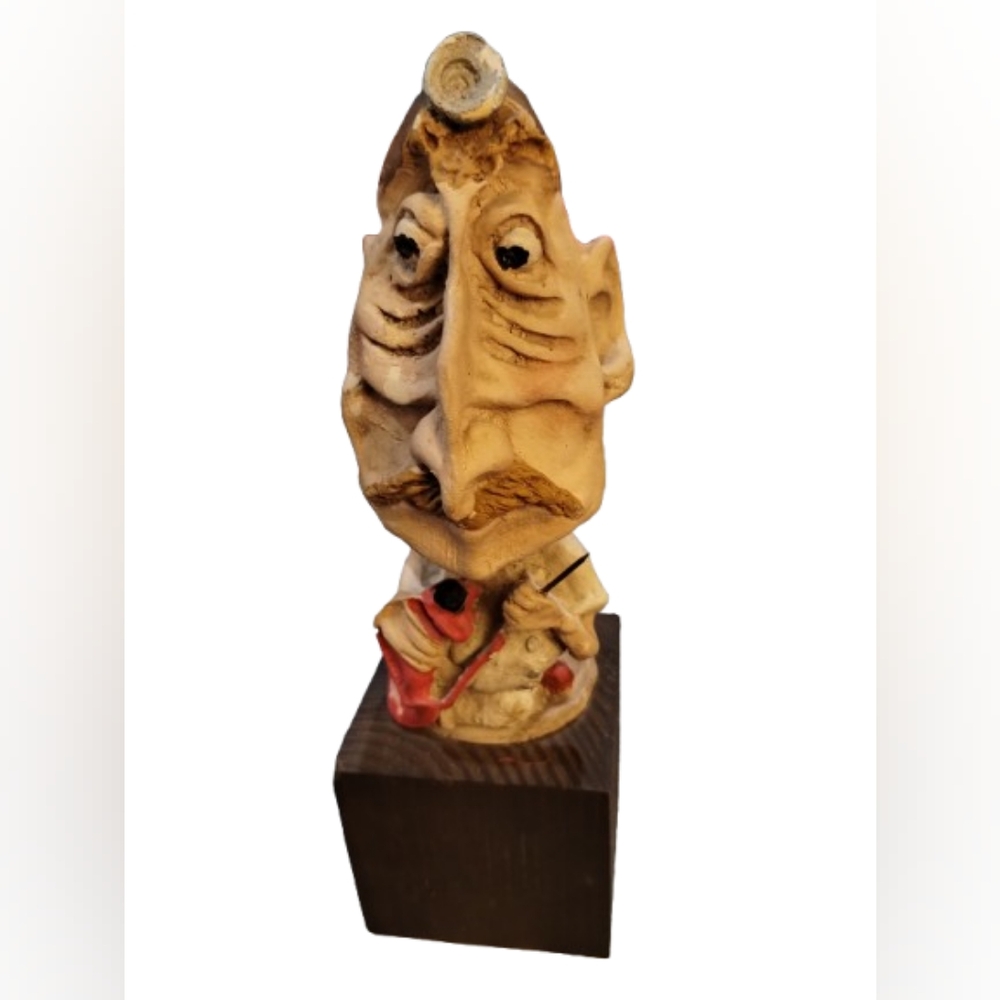 Fine Art Ceramic Sculpture, Original VTG Doctor Pottery 11" Tall